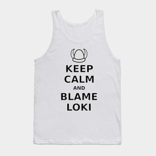 Keep Calm Blame Loki Tank Top